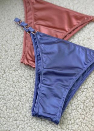 Жіночий набір американок з 2 штук під відомий бренд волошковий та кораловий кольори4 фото