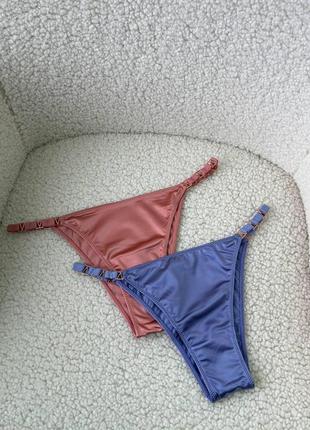 Жіночий набір американок з 2 штук під відомий бренд волошковий та кораловий кольори2 фото