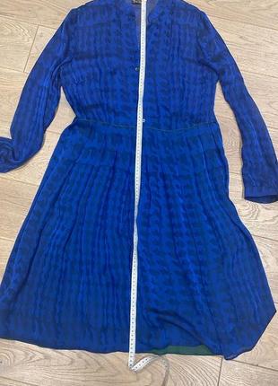 Платье из натурального шелка, полупрозрачное, присутствует подъюбник4 фото