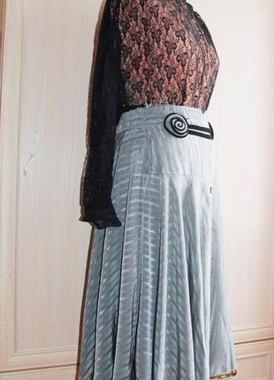 Винтажная юбка  идеальный фасон  длинная миди  солнце клешь4 фото