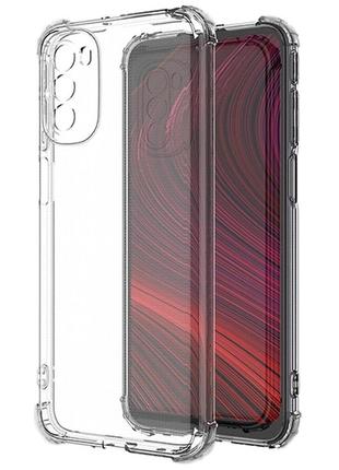 Чехол fiji proof для motorola g31 / g41 бампер с усиленными бортами transparent