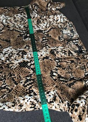Сукня тонка легка у зміїний принт6 фото