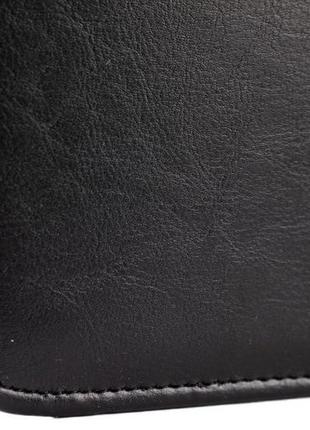 Ділова папка амо зі штучної шкіри чорна9 фото