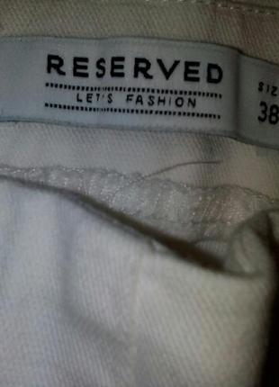 Обалденные белоснежные джинсы reserved8 фото