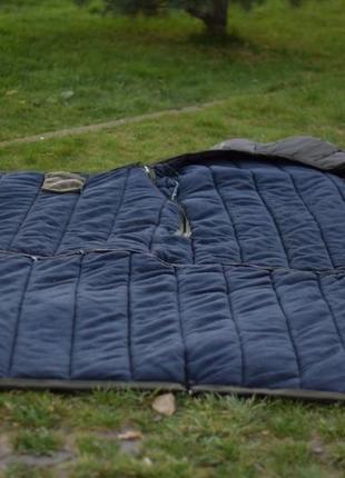 Зимовий спальний мішок гігант, спальний мішок-ковдра до -20 ширина 95 см5 фото