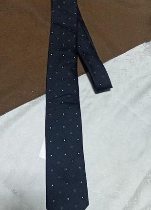 Краватка( галстук)чорно- срібний