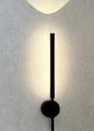 Светодиодное линейное бра на два включения 55083 wh 55см3 фото