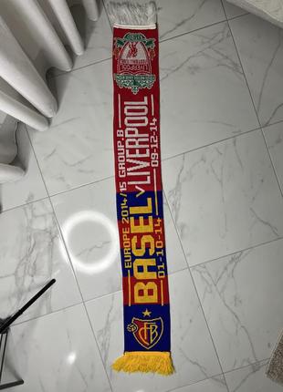 Scarf fc liverpool vs fc basel2 фото