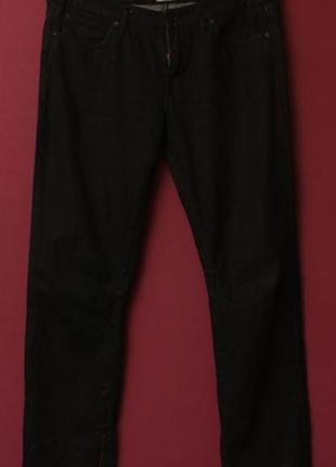 Edwin w' alice zipped pant 31 32 брюки из хлопка вскрытые полиуретаном4 фото