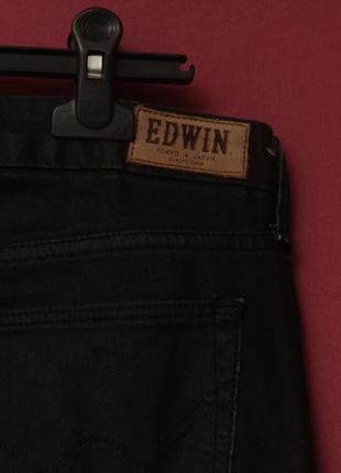 Edwin w' alice zipped pant 31 32 брюки из хлопка вскрытые полиуретаном6 фото