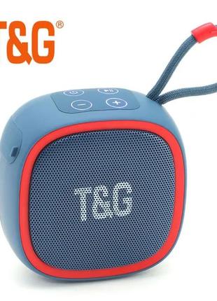 Портативная bluetooth-колонка tg659 bt/usb/tf/fm 5w с ремешком