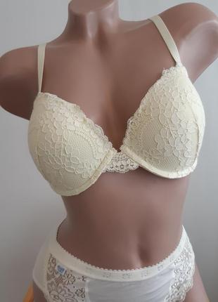 Ажурне білизна, бюстгальтер пуш-ап, розмір 75d, h&m