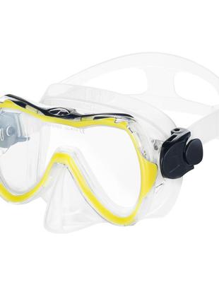 Набор маска и трубка aqua speed ​​enzo + evo 6071 желтый ребенок osfm dr-112 фото