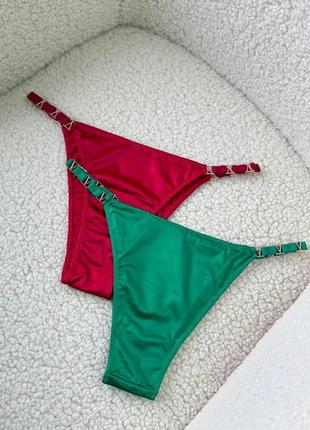 Жіночий набір американок з 2 штук під відомий бренд зелений та червоний кольори