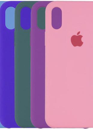 Чохол silicone case (aa) для apple iphone x (5.8") / xs (5.8")