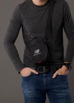 Стильний спортивний месенджер jordan set маленька чорна міська сумка через плече барсетка5 фото