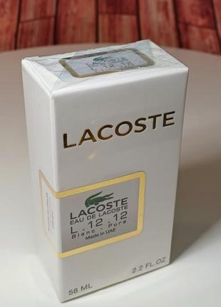 Парфум lacoste l. 12.12 blanc-pure3 фото