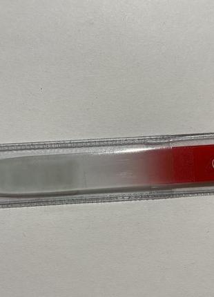 Пилка скляна 105 мм bohemia червона