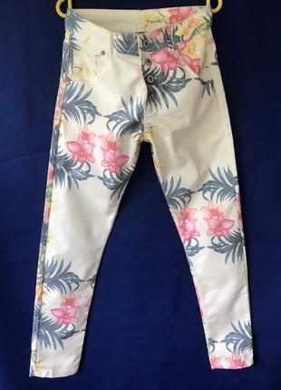 Італія красиваые штани джинси жіночі ,кольорові лосини