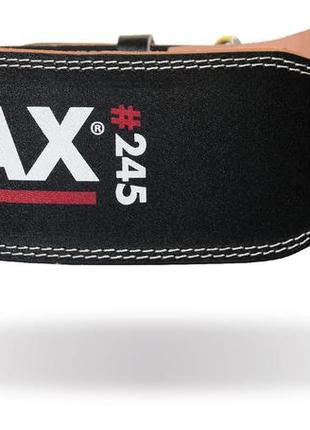 Пояс для тяжелой атлетики спортивный атлетический madmax mfb-245 full leather кожаный black xl dm-11