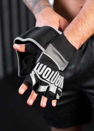 Бинти-рукавички для боксу спортивні боксерські для занять єдиноборствами phantom impact neopren gel s/m dm-118 фото