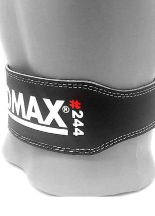 Пояс для тяжелой атлетики спортивный атлетический madmax mfb-244 sandwich кожаный black xl dm-119 фото