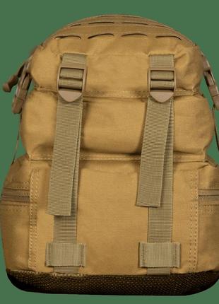 Рюкзак тактичний військовий армійський для військових зсу з високоякісної тканини 25л 7129 койот dm-116 фото