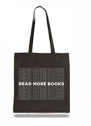 Экошопер сумка тканевая практичная с длинными ручками bookopt bk4049 read more books черный dm-11