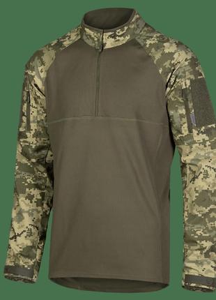 Сорочка армійська бойова тактична дихаюча сорочка для військових підрозділів ubacs l мм14/олива dm-11