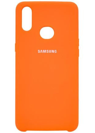 Чохол silicone cover (aa) для samsung galaxy a10s помаранчевий / orange