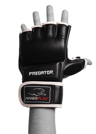 Перчатки для mma тренировочные спортивные перчатки для единоборств powerplay 3056 черные xl dm-11