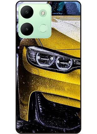 Силіконовий чохол бампер для infinix smart 7 hd з малюнком bmw бмв машина авто
