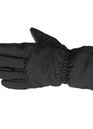 Перчатки зимние сенсорные softshell (l-xl) чёрный5 фото