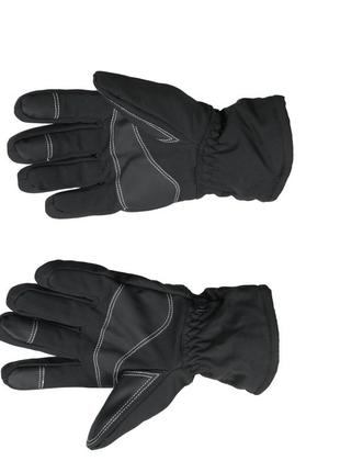 Перчатки зимние сенсорные softshell (l-xl) чёрный3 фото