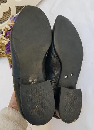 Сапожки ботинки натуральная гладкая кожа на широкую стопу6 фото