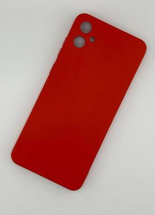 Силіконовий чохол silicone case для samsung a05 (a055) червоний (бампер)
