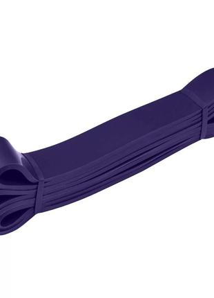 Еспандер-петля спортивний тренувальний еластична стрічка гумка для фітнесу u-powex (16-39kg) purple dm-117 фото