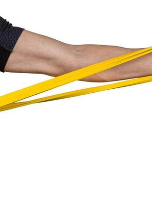 Эспандер-петля спортивная тренировочная эластичная лента резинка для фитнеса power...