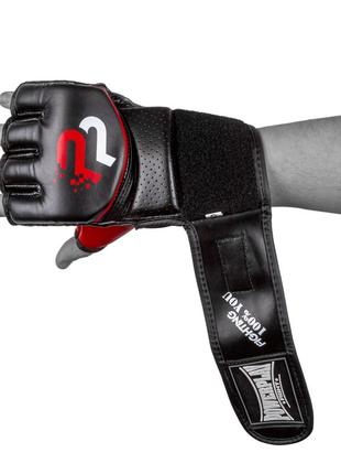 Перчатки для mma тренировочные спортивные перчатки для единоборств powerplay 3093 черные l dm-112 фото