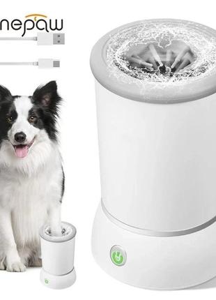 Лапомойка для собак автоматическая pet foot wash 827-6 емкость для мытья лап домашних животных1 фото