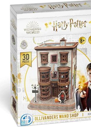 Пазл 3d гаррі поттер. крамниця чарівних паличок олівандера (ollivander wand shop set 3d puzzle harry potter)