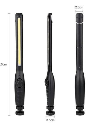 Аккумуляторный фонарь bailong bl 821 с магнитной подвеской jw 821 6984