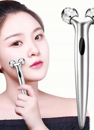 Роликовый лифтинг массажер для лица bj-116b