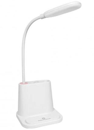 Настільна світлодіодна лампа 3 в 1 desk lamp смарт лампа з powerbank smart led2 фото