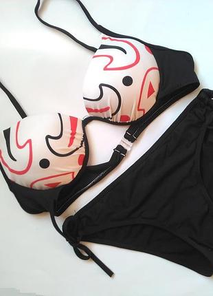 75в-с/80а-в стильный купальник формованная чашка на в-с