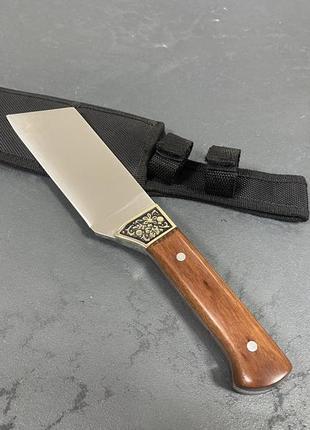 Кухонный нож топорик из нержавеющей стали