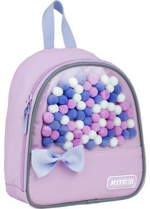 Рюкзак детский kite kids magic pom poms k22-538xxs-11 фото