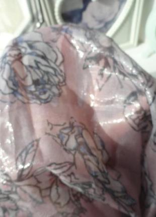 Легкий летний шарф-снуд труба