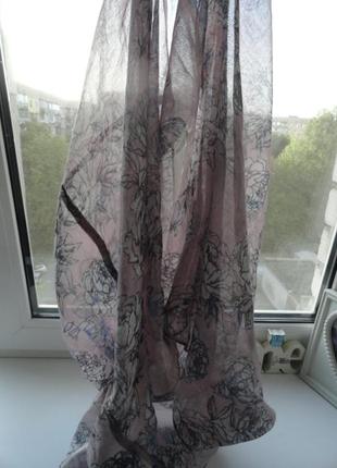 Легкий летний шарф-снуд труба