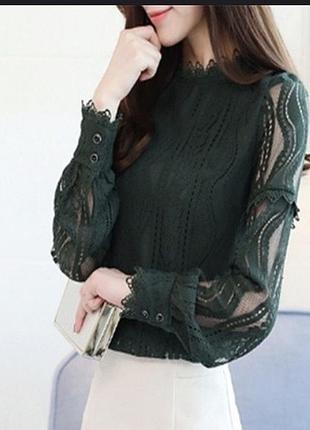 Блуза гипюровая